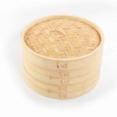 YH22-BTD BAMBOO STEAMER with Tied Reseau
